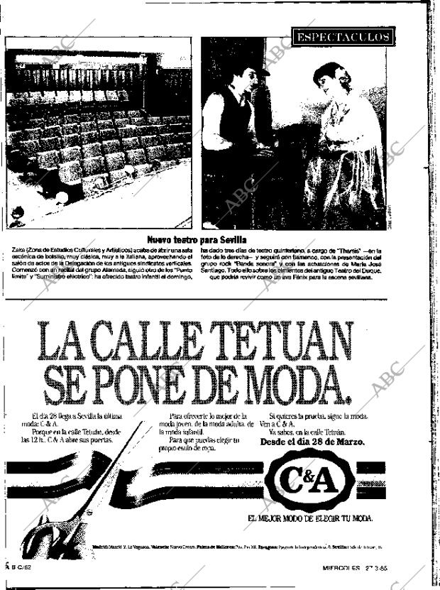 ABC SEVILLA 27-03-1985 página 62