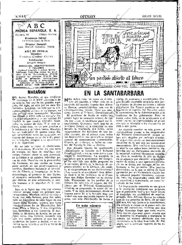 ABC SEVILLA 28-03-1985 página 16