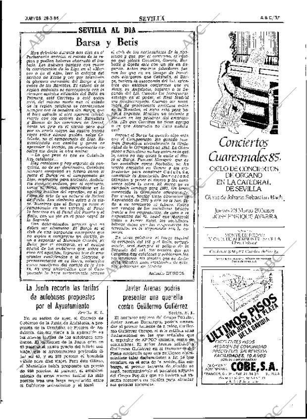 ABC SEVILLA 28-03-1985 página 37