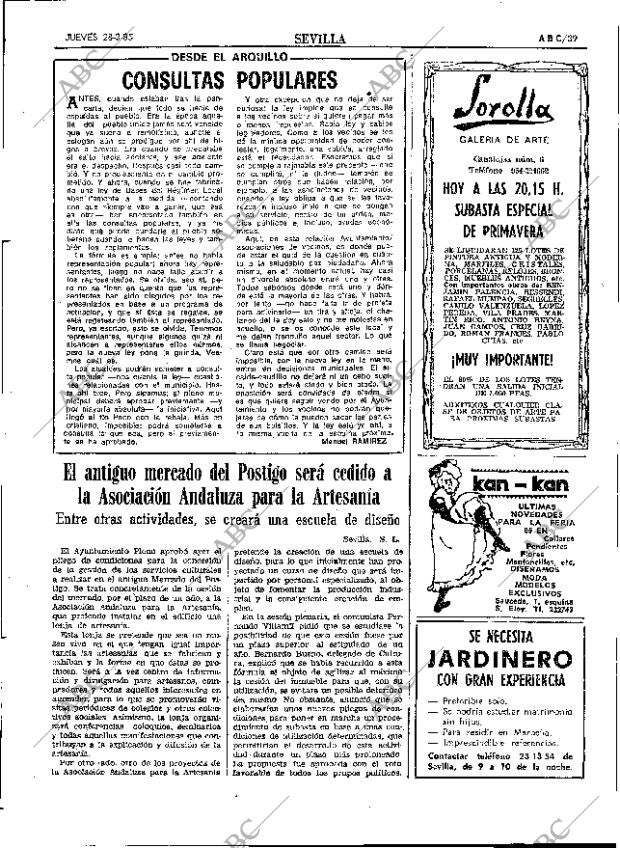 ABC SEVILLA 28-03-1985 página 39