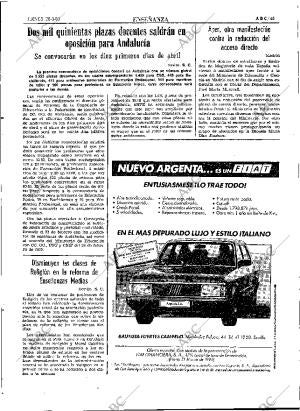 ABC SEVILLA 28-03-1985 página 45