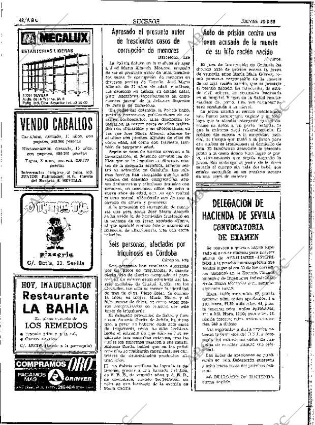 ABC SEVILLA 28-03-1985 página 48