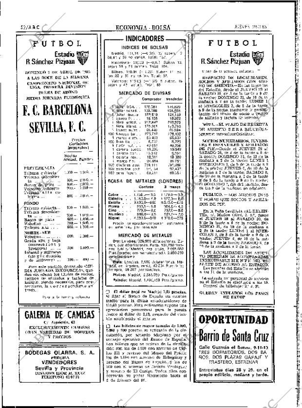 ABC SEVILLA 28-03-1985 página 52