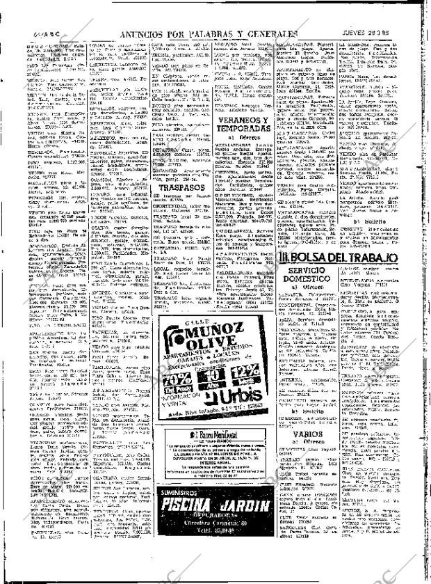 ABC SEVILLA 28-03-1985 página 64