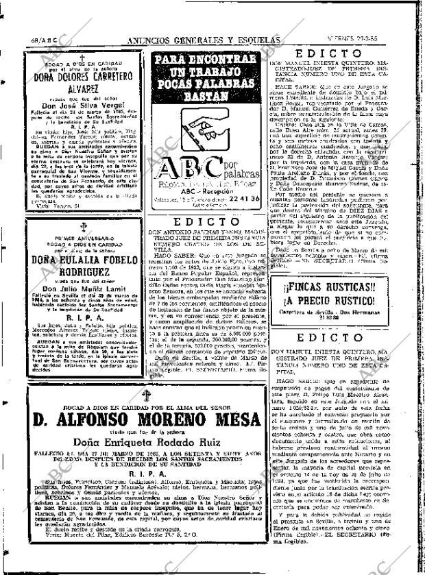 ABC SEVILLA 29-03-1985 página 68