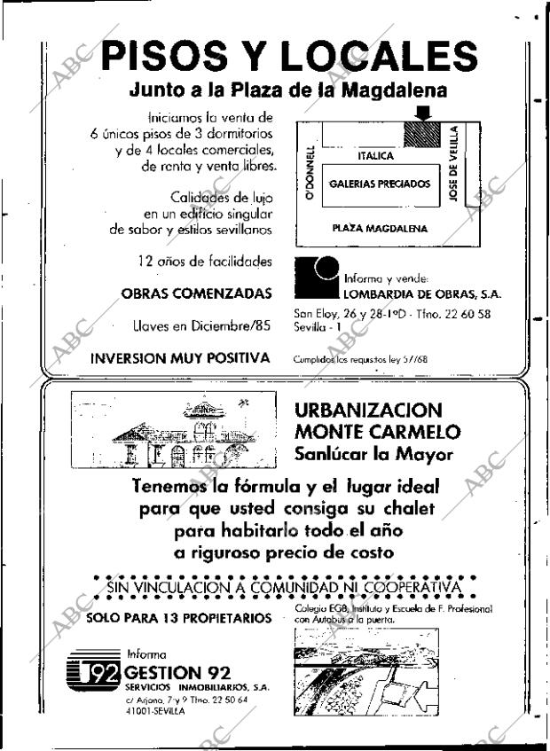 ABC SEVILLA 29-03-1985 página 85