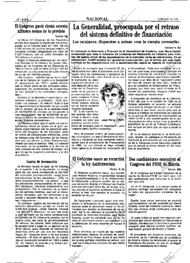 ABC MADRID 30-03-1985 página 22