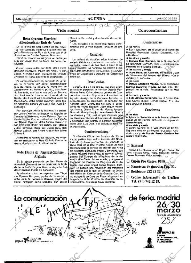 ABC MADRID 30-03-1985 página 38