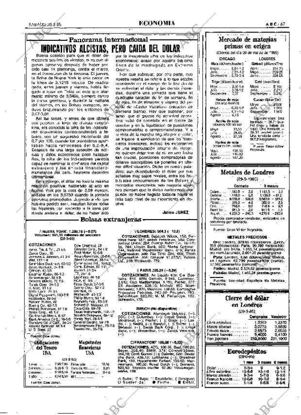 ABC MADRID 30-03-1985 página 67