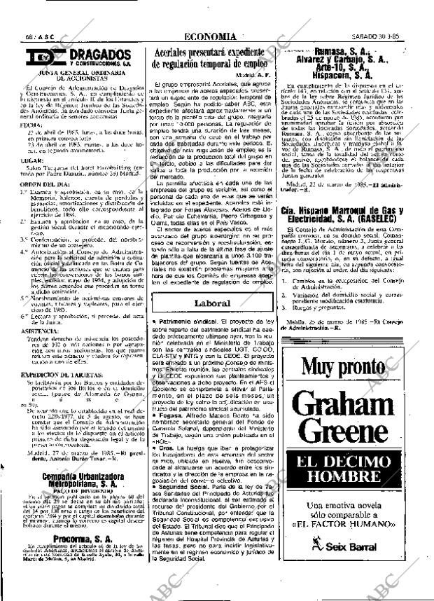ABC MADRID 30-03-1985 página 68
