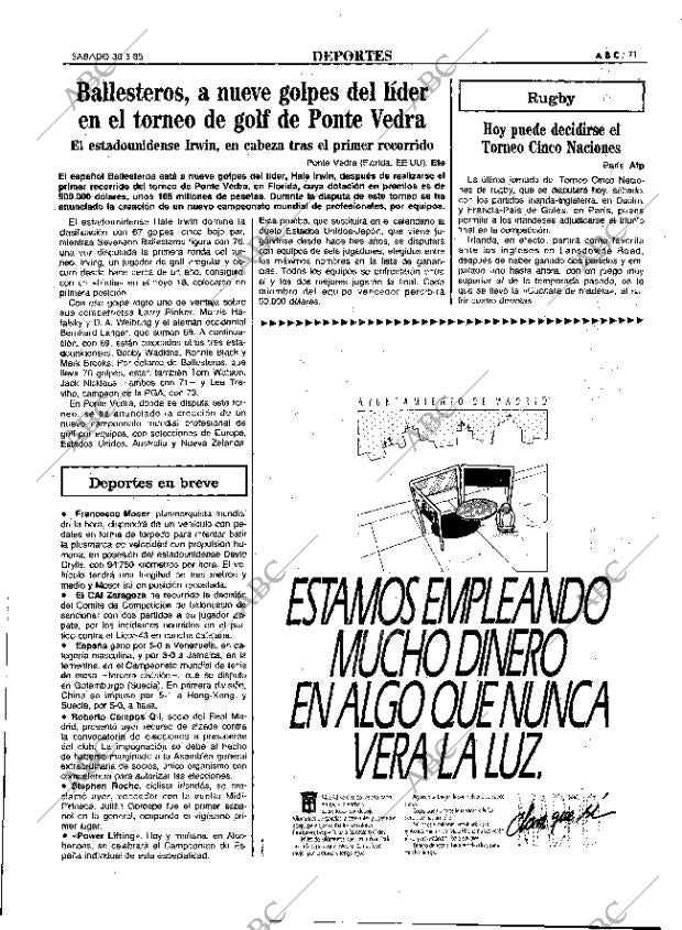 ABC MADRID 30-03-1985 página 71