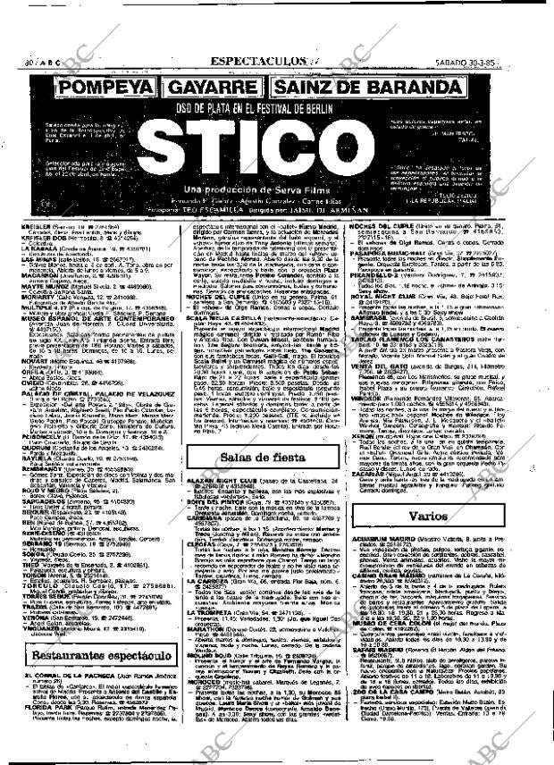 ABC MADRID 30-03-1985 página 80