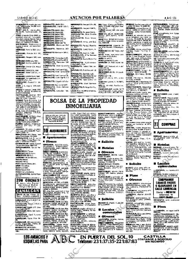 ABC MADRID 30-03-1985 página 83