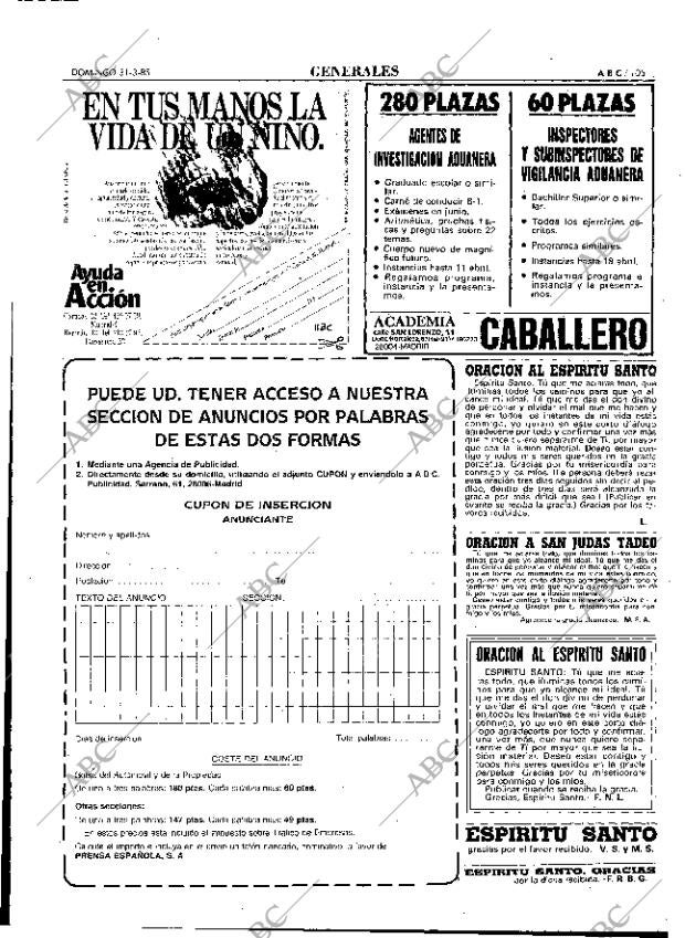 ABC MADRID 31-03-1985 página 105