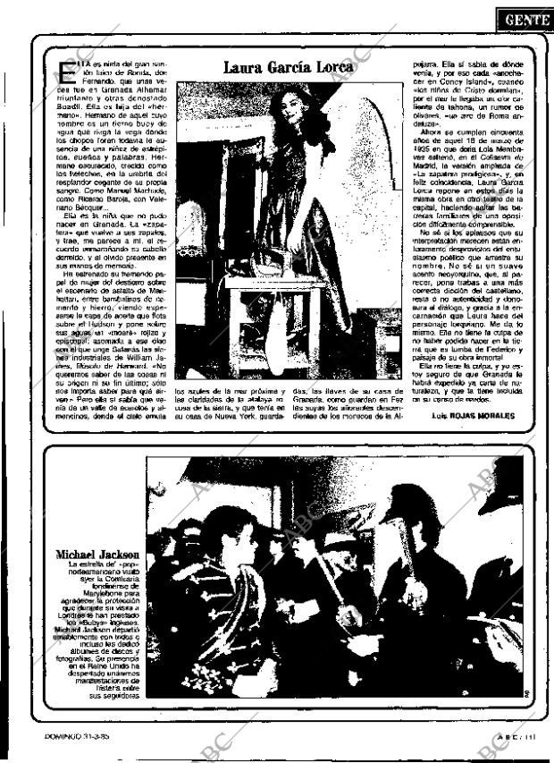 ABC MADRID 31-03-1985 página 111