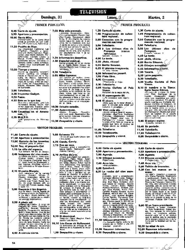 ABC MADRID 31-03-1985 página 174