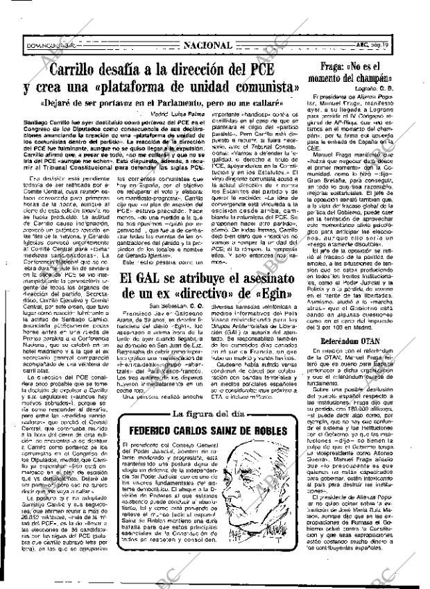 ABC MADRID 31-03-1985 página 19