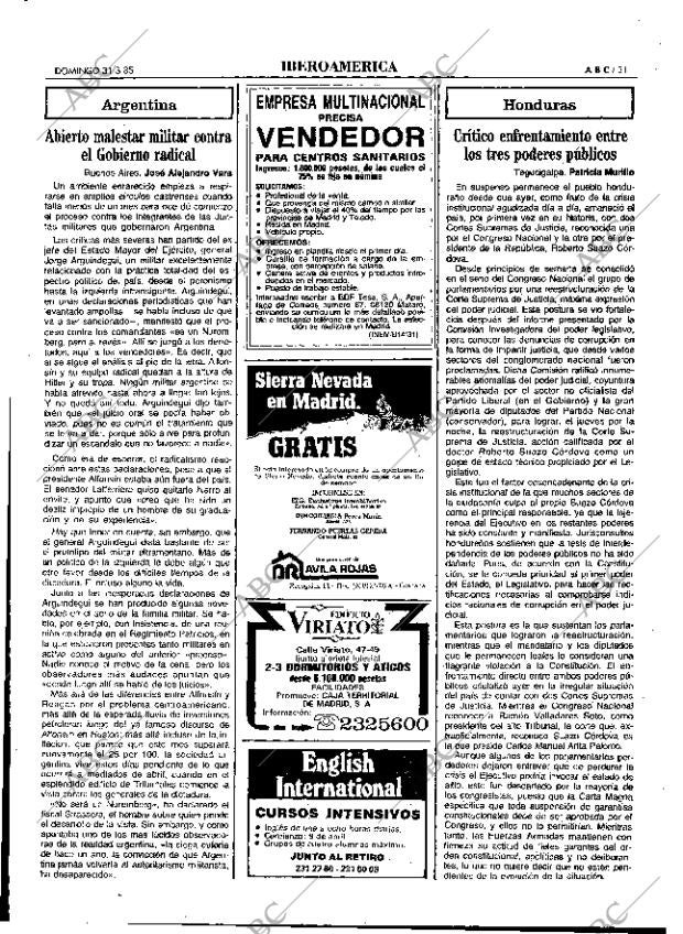 ABC MADRID 31-03-1985 página 31