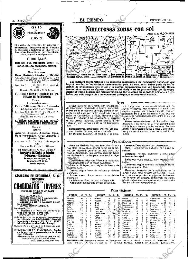 ABC MADRID 31-03-1985 página 40
