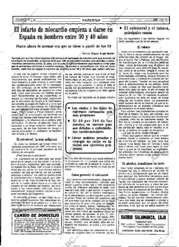 ABC MADRID 31-03-1985 página 43