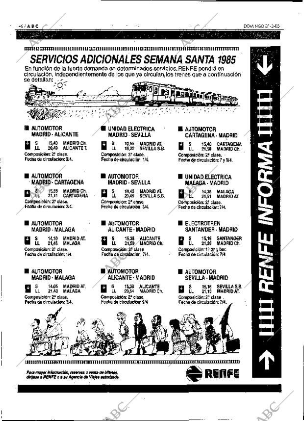 ABC MADRID 31-03-1985 página 46