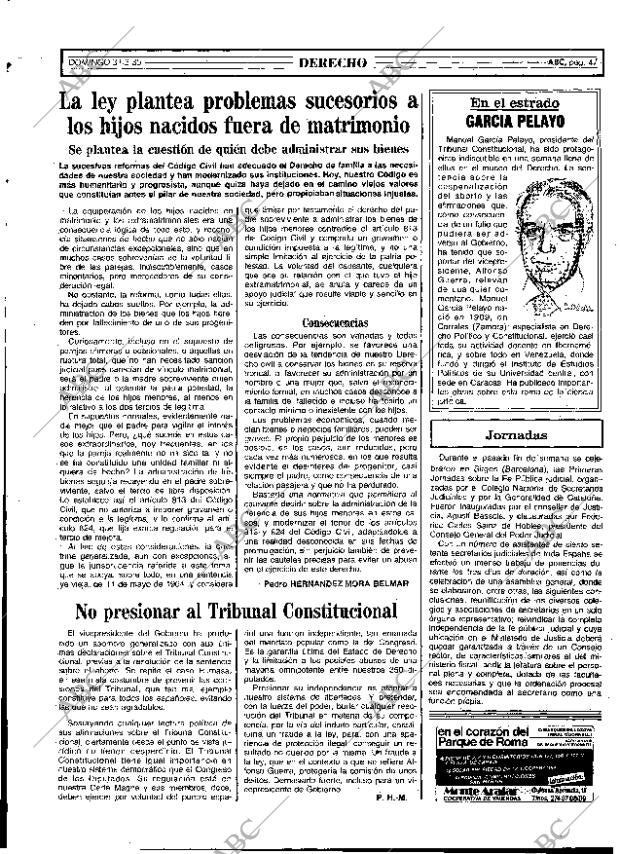ABC MADRID 31-03-1985 página 47