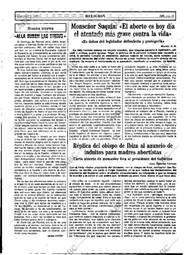 ABC MADRID 31-03-1985 página 49