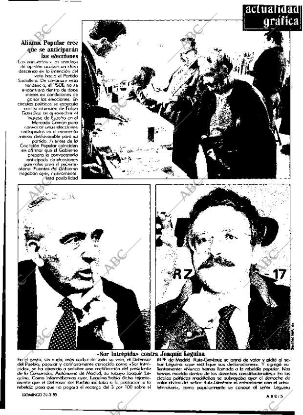 ABC MADRID 31-03-1985 página 5