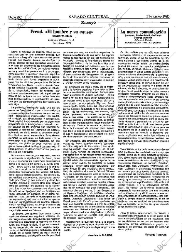 ABC MADRID 31-03-1985 página 58