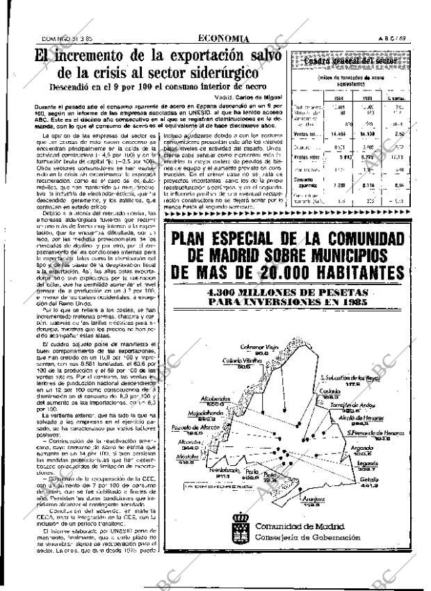 ABC MADRID 31-03-1985 página 69