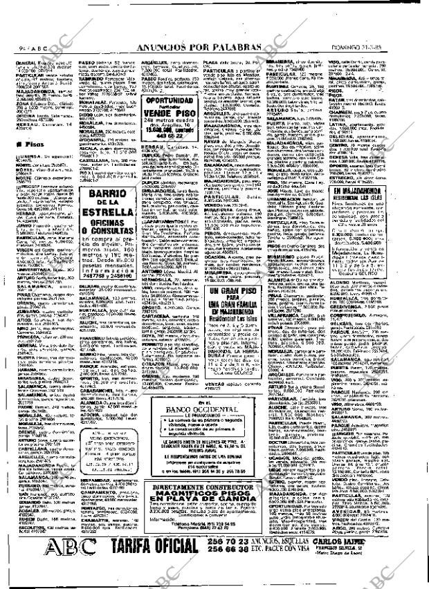 ABC MADRID 31-03-1985 página 94