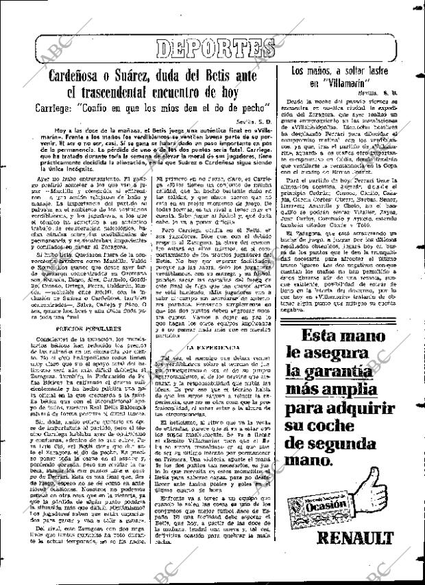 ABC SEVILLA 31-03-1985 página 61