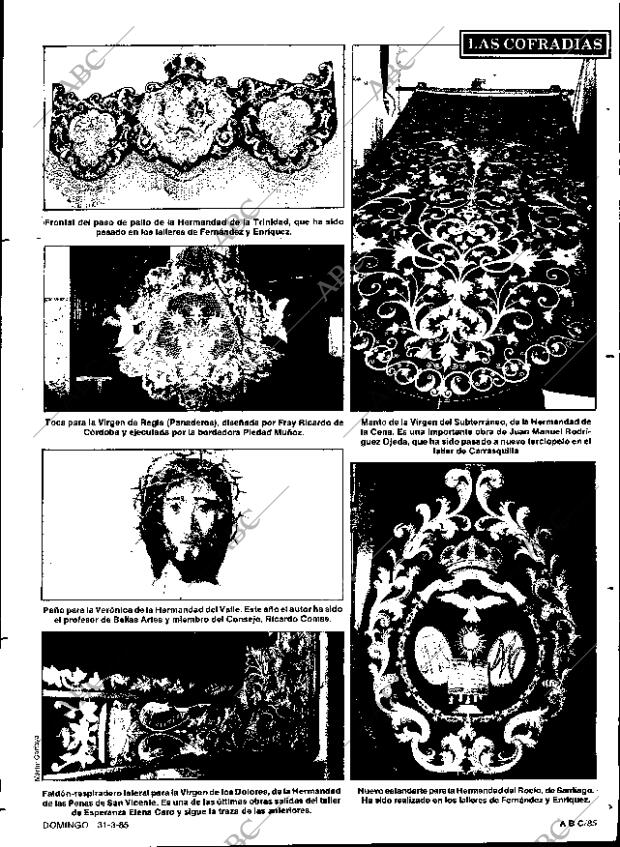 ABC SEVILLA 31-03-1985 página 85