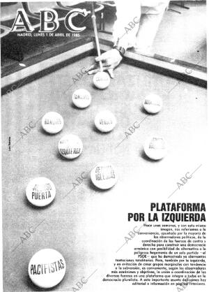 ABC MADRID 01-04-1985 página 1