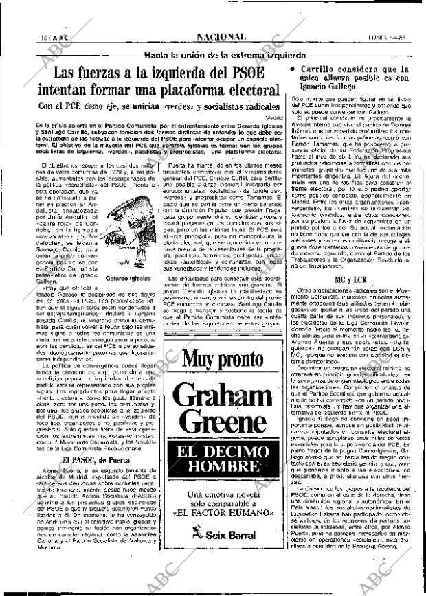 ABC MADRID 01-04-1985 página 16