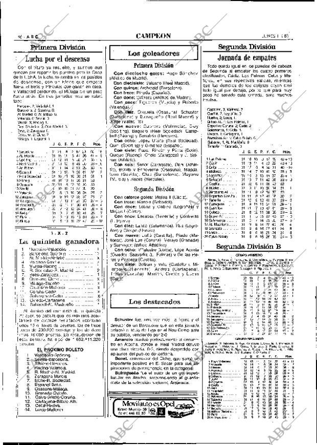 ABC MADRID 01-04-1985 página 46