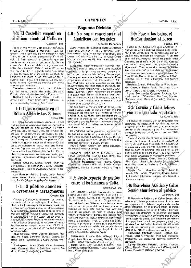 ABC MADRID 01-04-1985 página 48