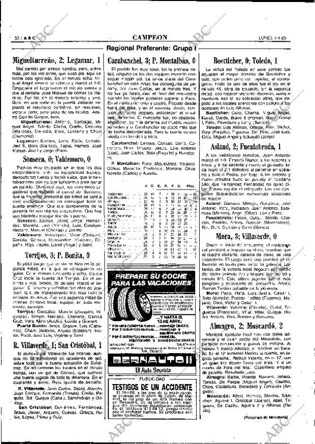 ABC MADRID 01-04-1985 página 52