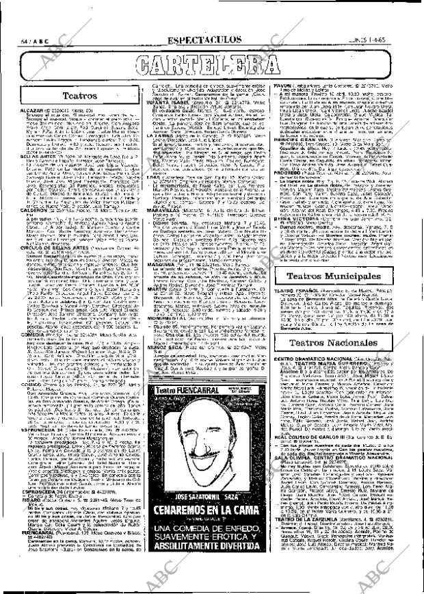 ABC MADRID 01-04-1985 página 64