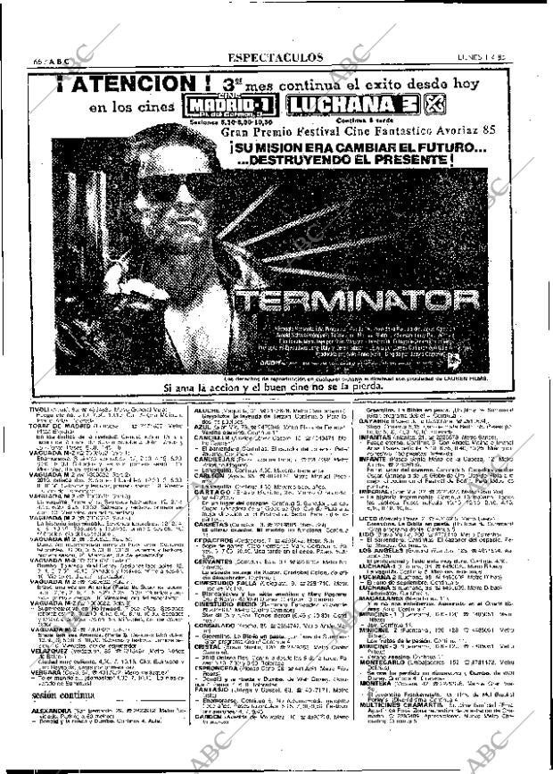 ABC MADRID 01-04-1985 página 66