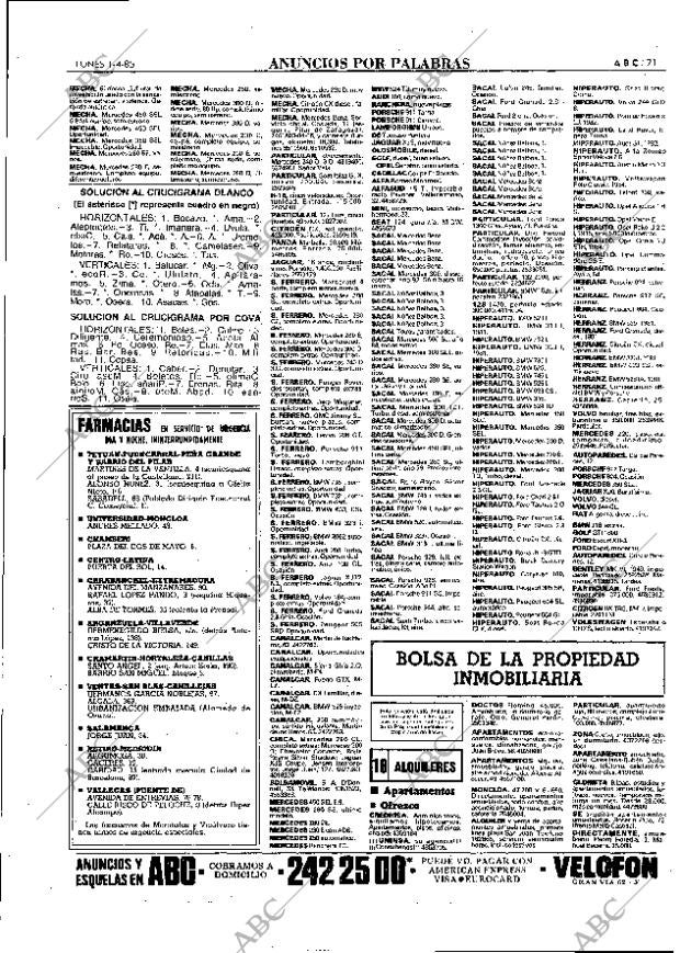 ABC MADRID 01-04-1985 página 71