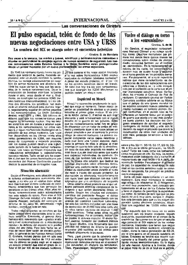 ABC MADRID 02-04-1985 página 28