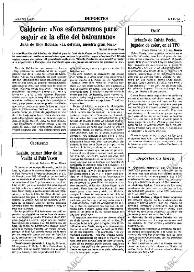 ABC MADRID 02-04-1985 página 65