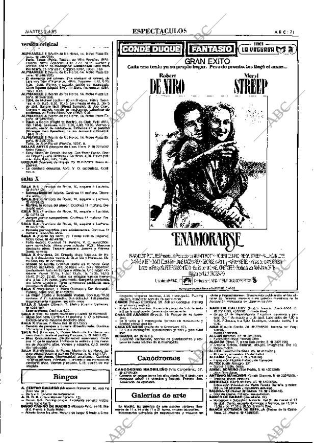 ABC MADRID 02-04-1985 página 71