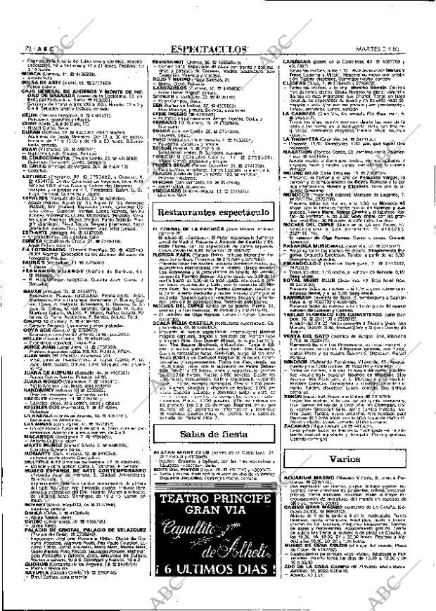 ABC MADRID 02-04-1985 página 72