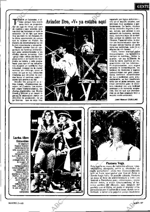 ABC MADRID 02-04-1985 página 87