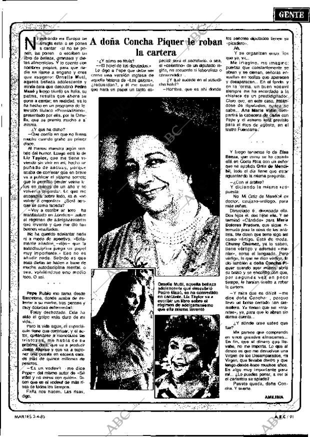 ABC MADRID 02-04-1985 página 91