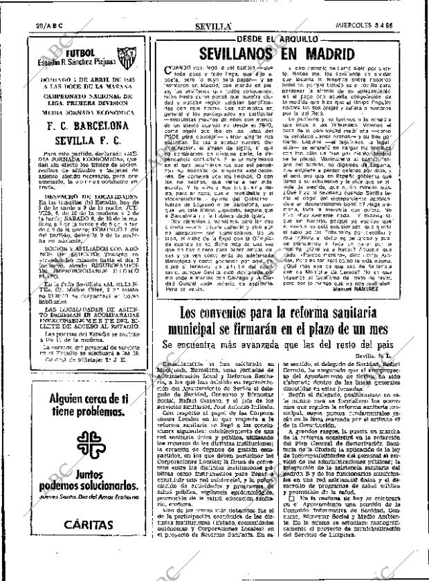 ABC SEVILLA 03-04-1985 página 28