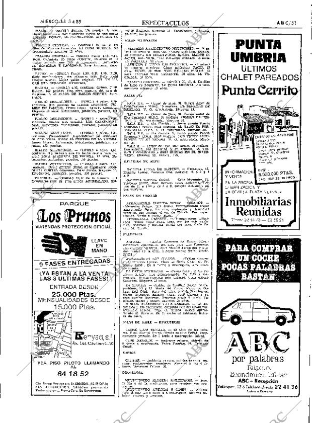 ABC SEVILLA 03-04-1985 página 51