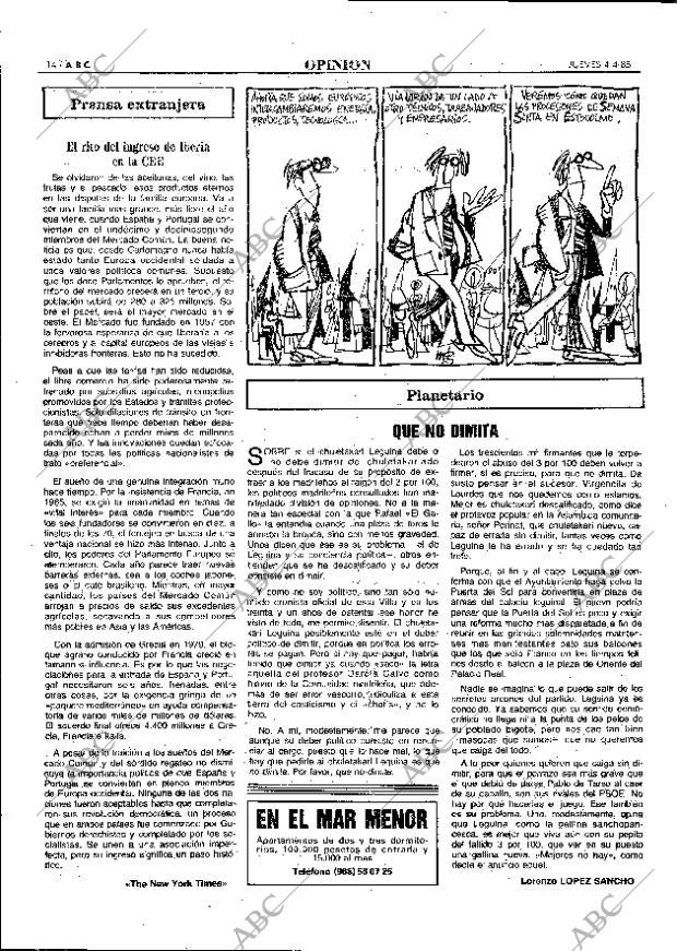ABC MADRID 04-04-1985 página 14